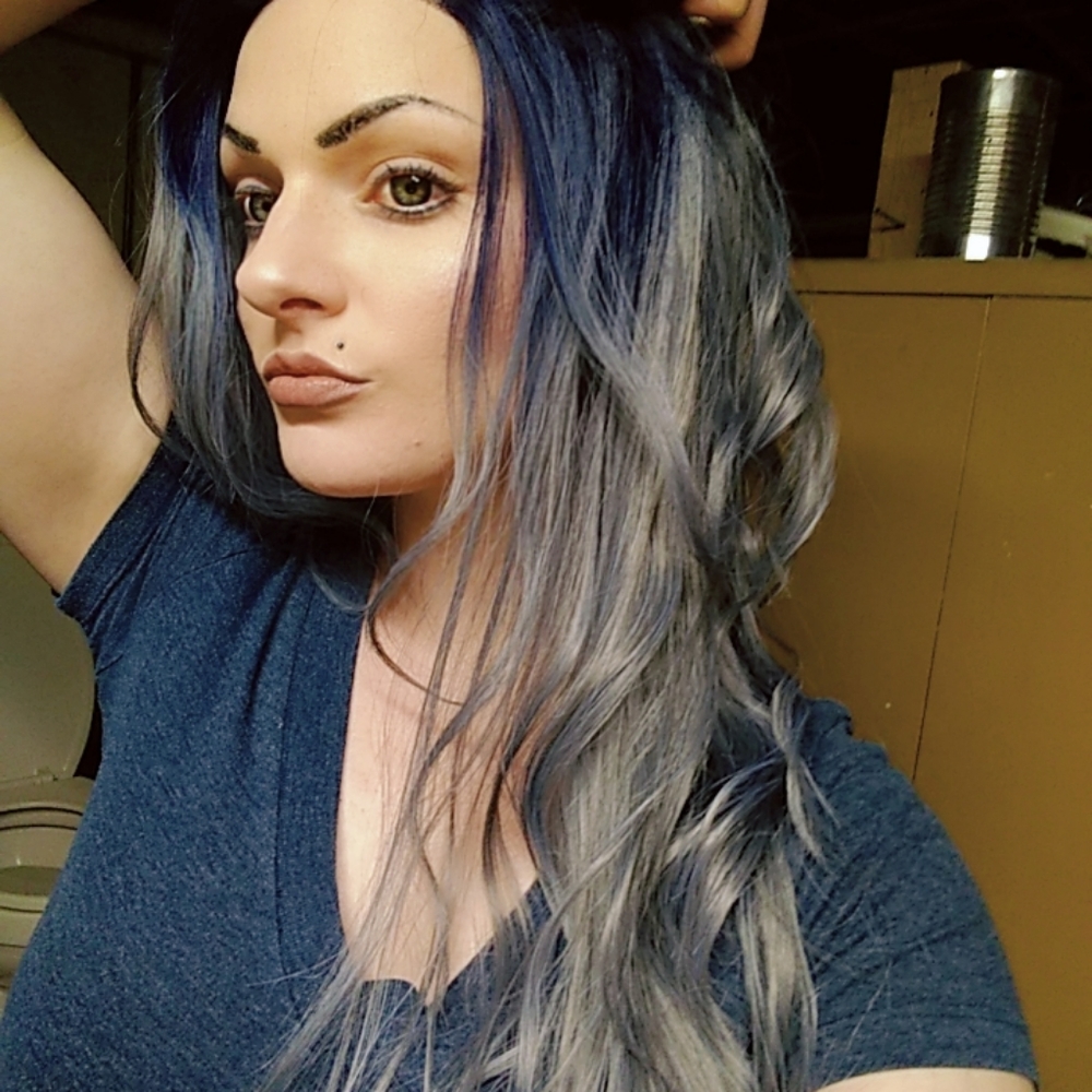 Lace front wig